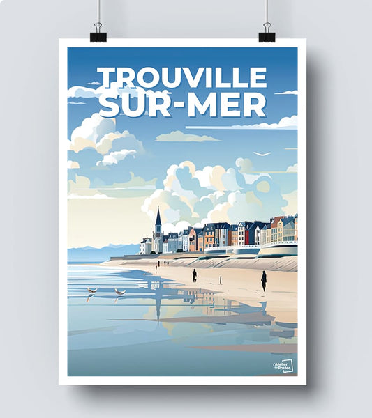 Affiche Trouville sur Mer