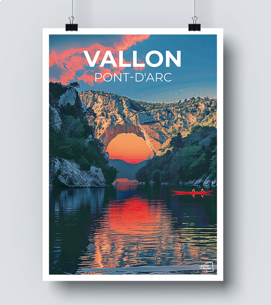 Affiche Vallon Pont d'Arc