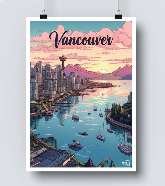 Affiche Vancouver Canada