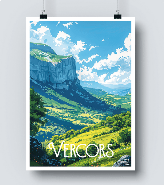 Affiche Massif du Vercors