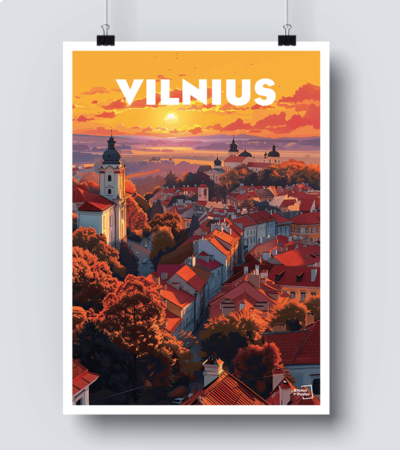 Affiche Vilnius