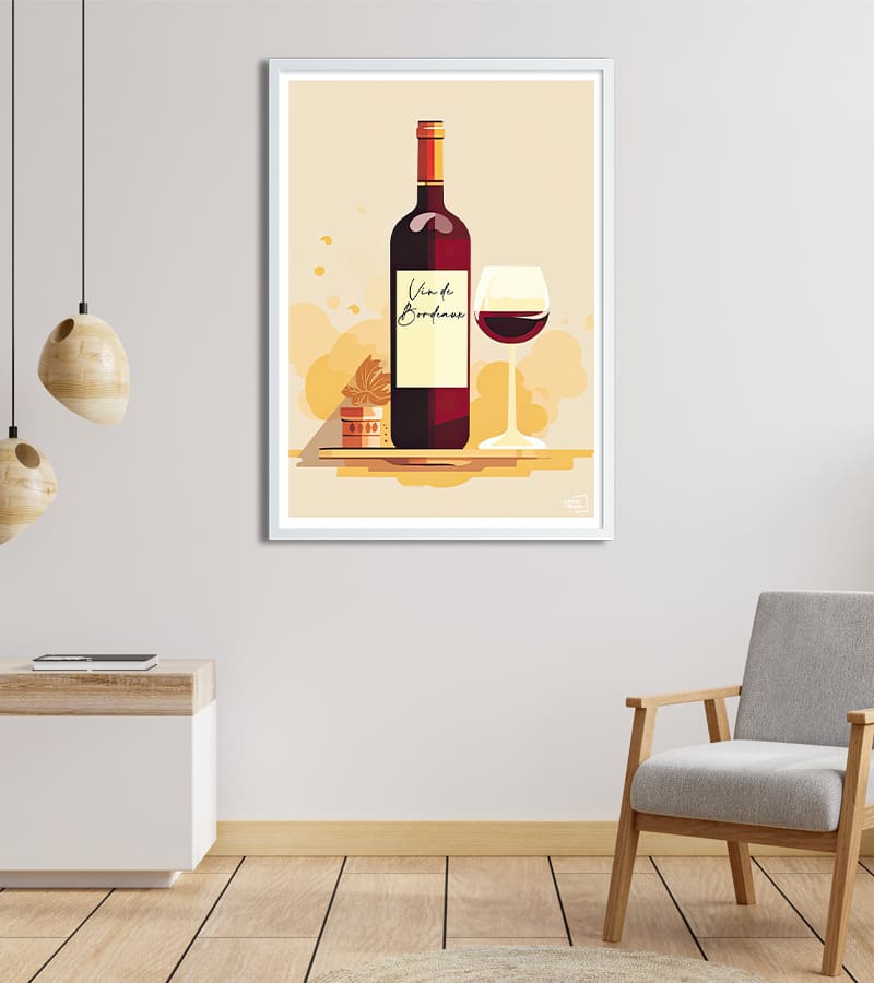 poster Vin de Bordeaux