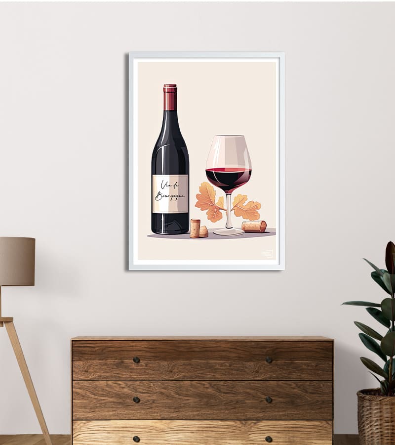 poster Vin de Bourgogne