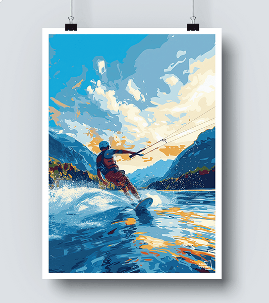 Affiche Wakeboard