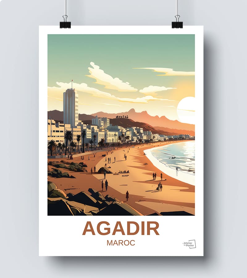 Affiche Agadir Maroc