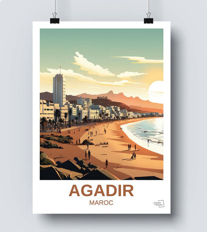 Affiche Agadir Maroc