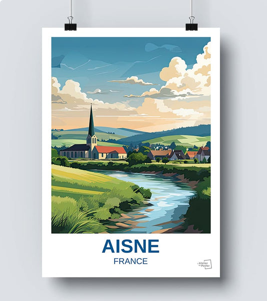 Affiche Département de l'Aisne