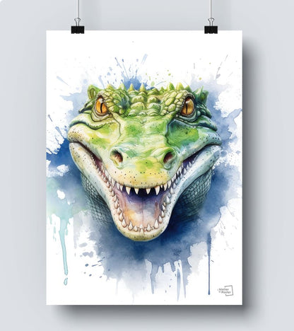 Poster alligator