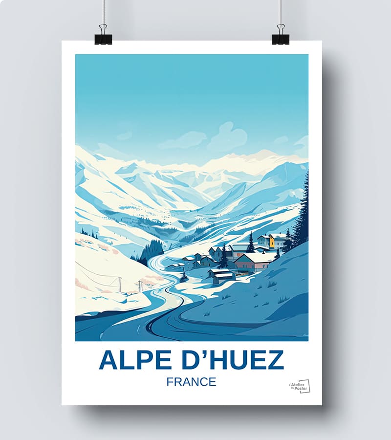 Affiche Alpe d'Huez