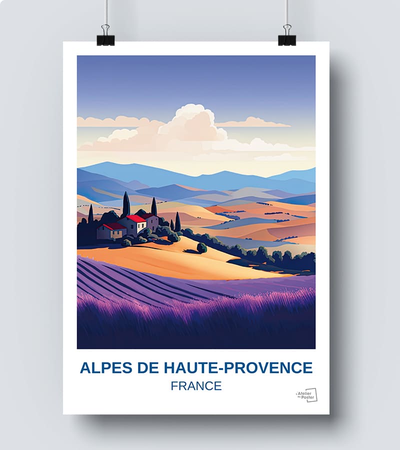 Affiche Département Alpes de Haute Provence