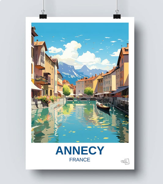 Affiche Annecy vintage
