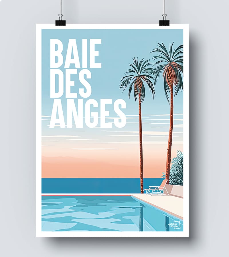 Affiche Baie des Anges