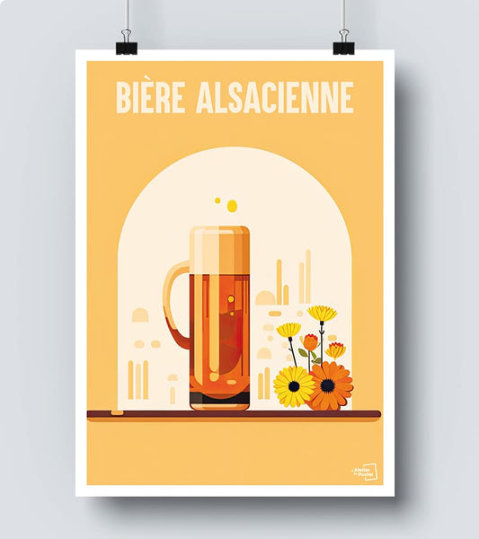 Affiche Bière Alsacienne