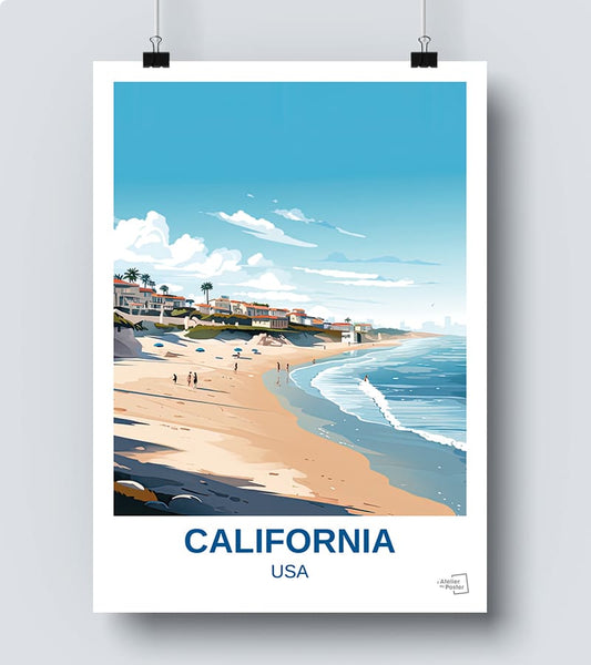 Affiche Californie