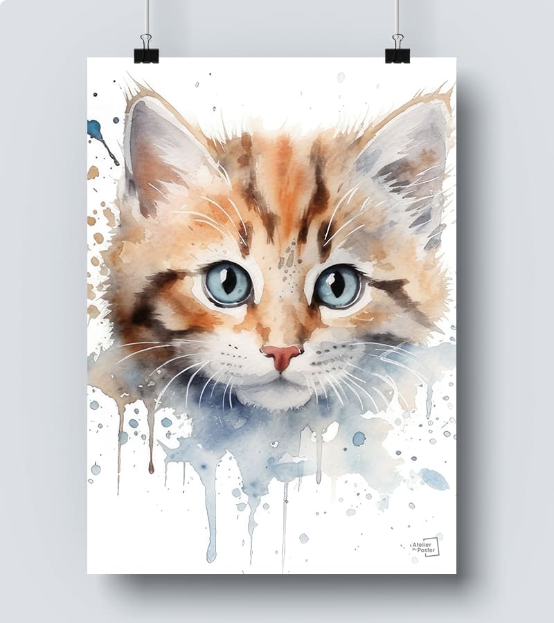 Affiche chaton