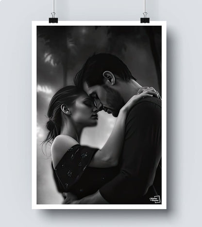 Affiche Couple Noir et blanc