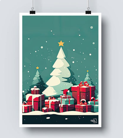 Affiche Décoration de Noël