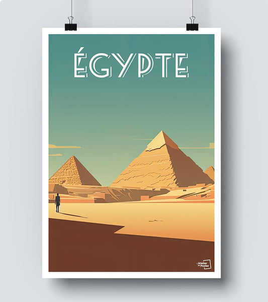 Affiche Pyramides d'Egypte