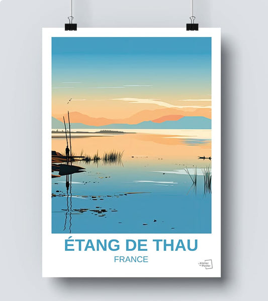 Affiche Etang de Thau