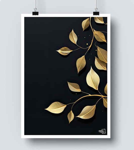 Affiche Feuilles d'Or