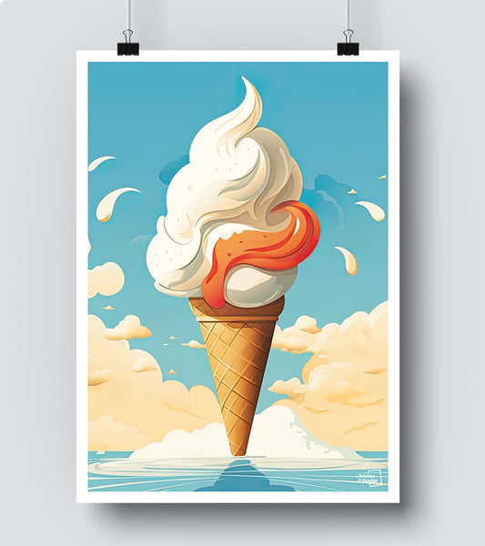 Affiche Glace / Ice Cream