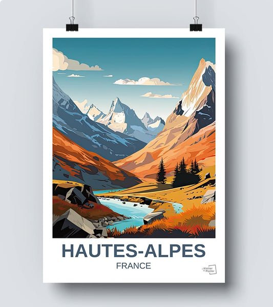 Affiche Département de Hautes Alpes