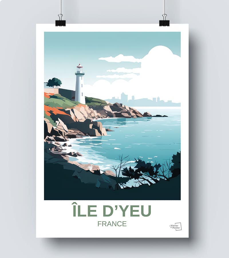 Affiche île d'Yeu