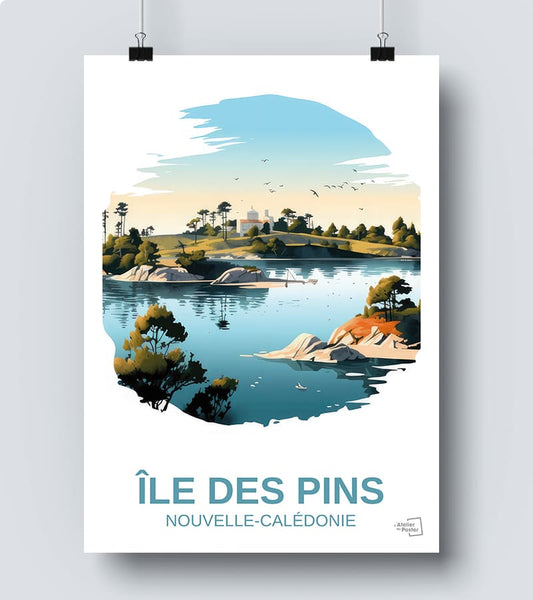 Affiche Ile des Pins