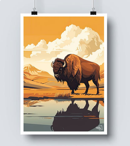 Affiche Bison