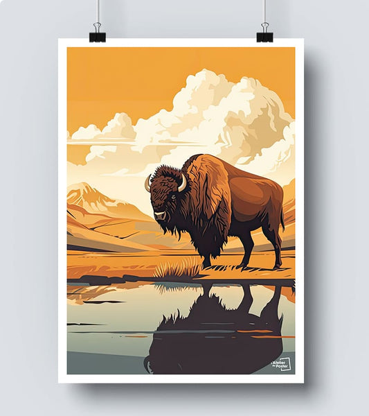 Affiche Bison