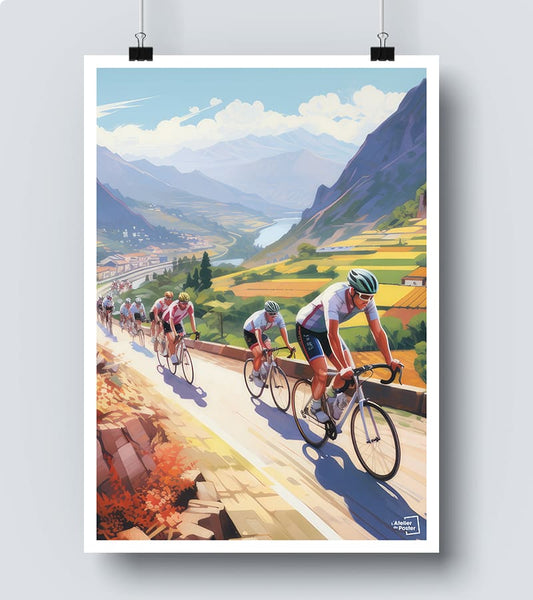 Affiche Compétition cyclisme 