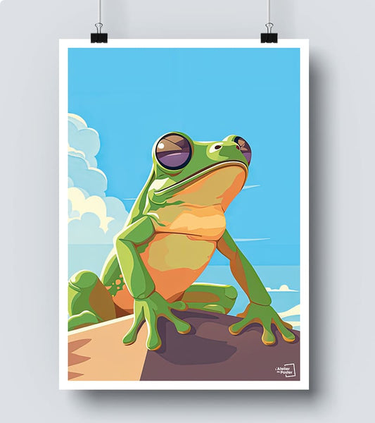 Affiche Grenouille