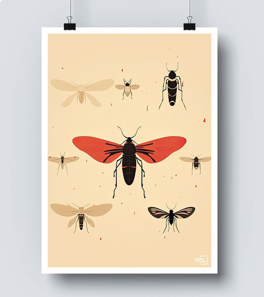 Affiche Insectes