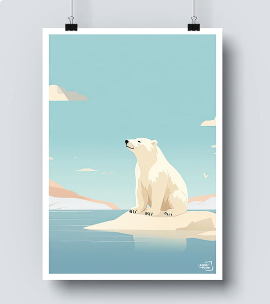 Affiche Ours Polaire