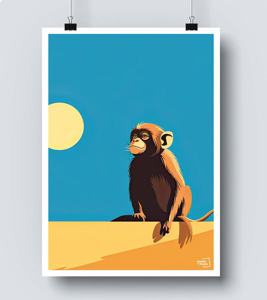 Affiche Petit singe