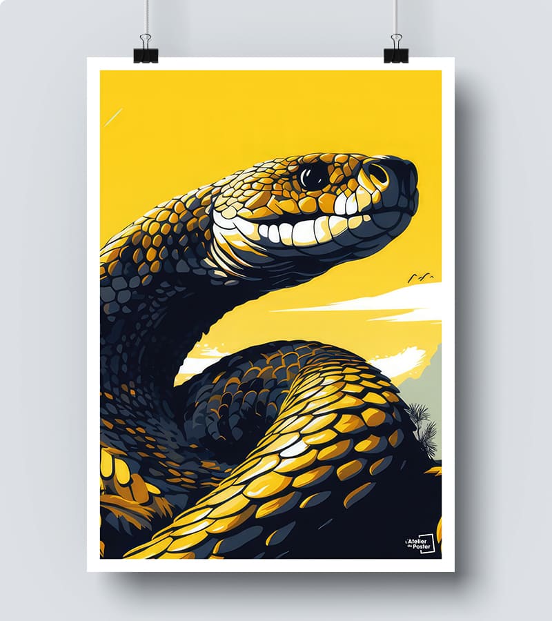 Affiche Couleuvre / Serpent