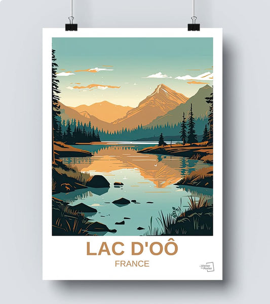 Affiche Lac d'Oo