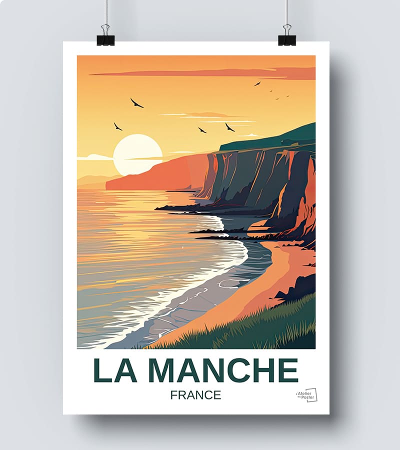 Affiche Département de la Manche