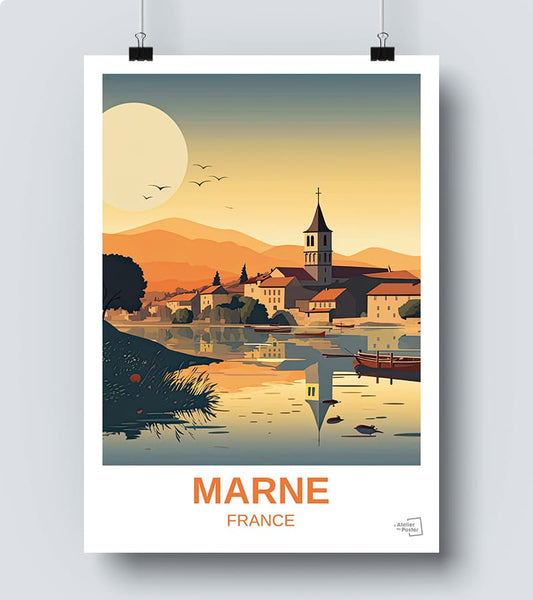 Affiche Département de la Marne