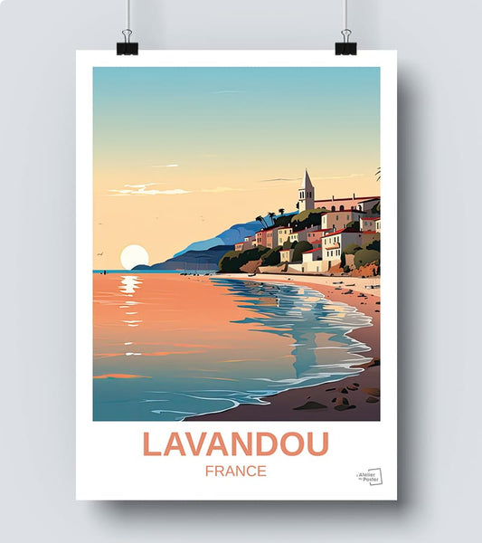 Affiche Lavandou