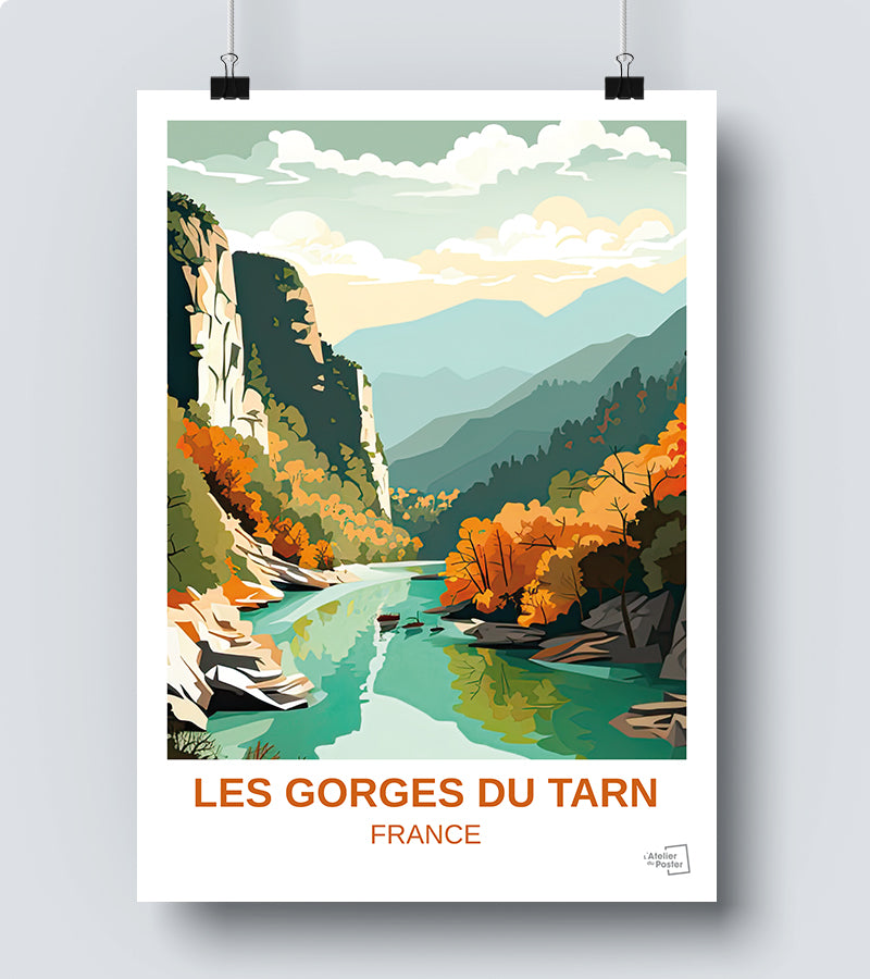 Affiche Gorges du Tarn