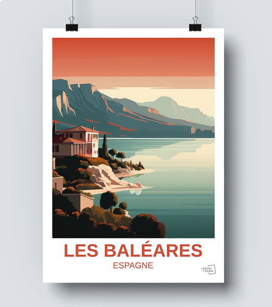 Affiche Les Baléares