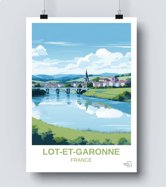 Affiche Département Lot-et-Garonne