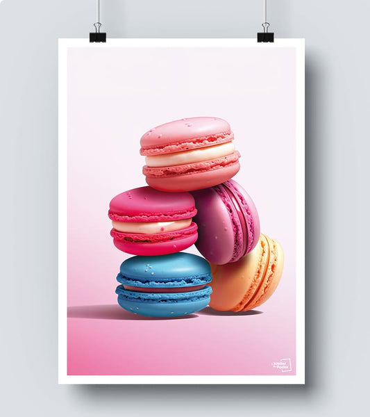 Affiche Macarons