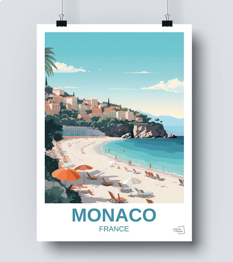 poster Vintage Monaco