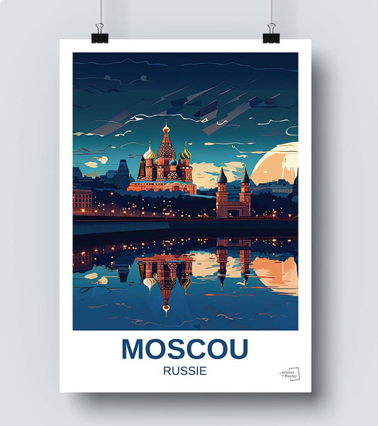 Affiche Moscou