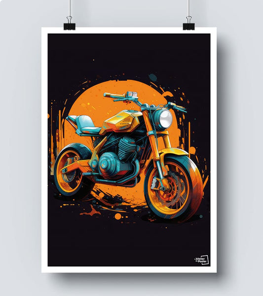 Poster cross Moto