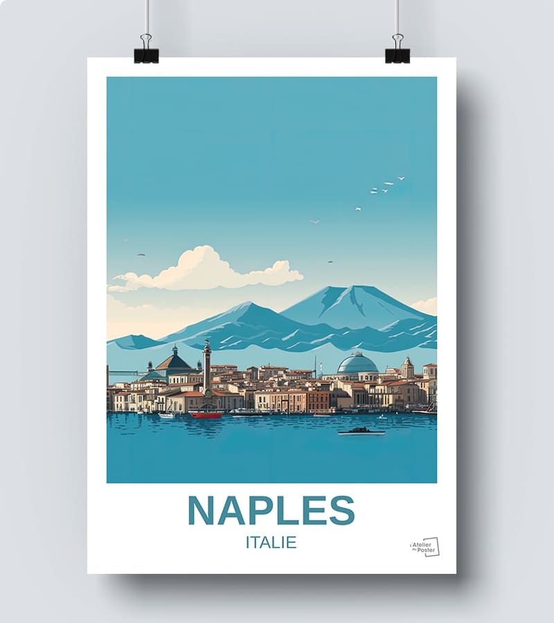 Affiche Vintage Naples