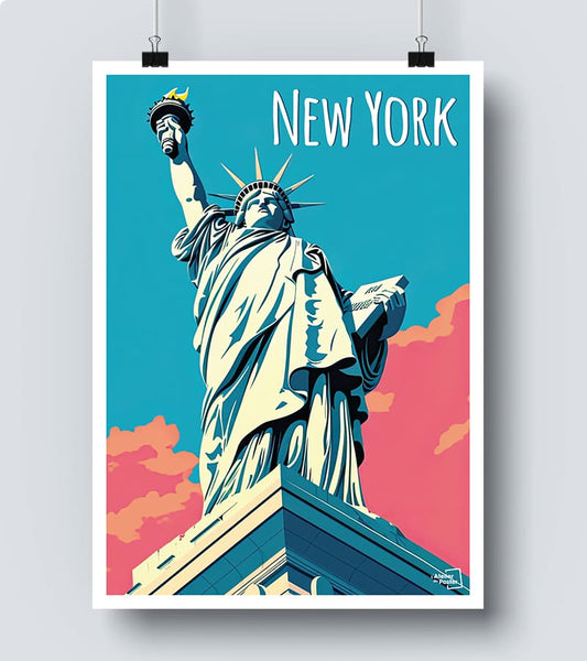 Affiche Statue de la Liberté - New York