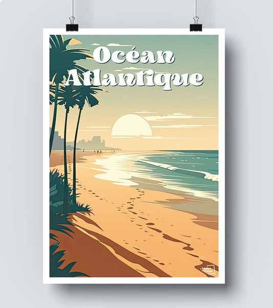 Affiche Océan Atlantique